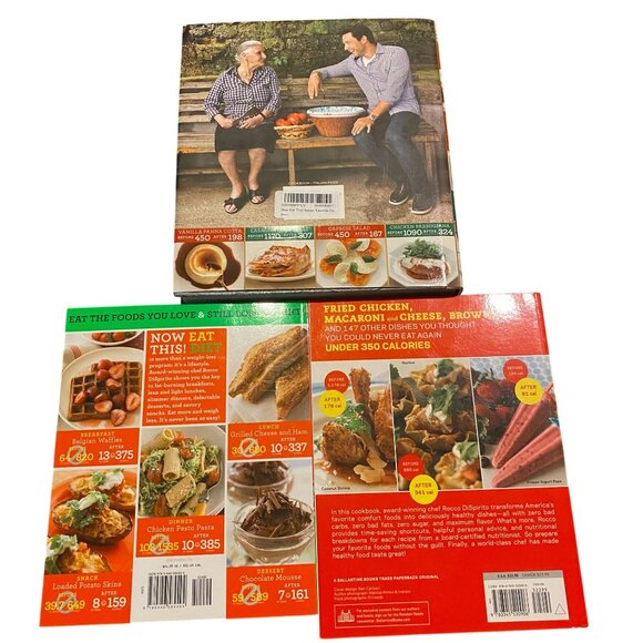 Rocco Dispirito cookbook lot Now eat this Italian comfort foods diet recipe book - Picture 5 of 8